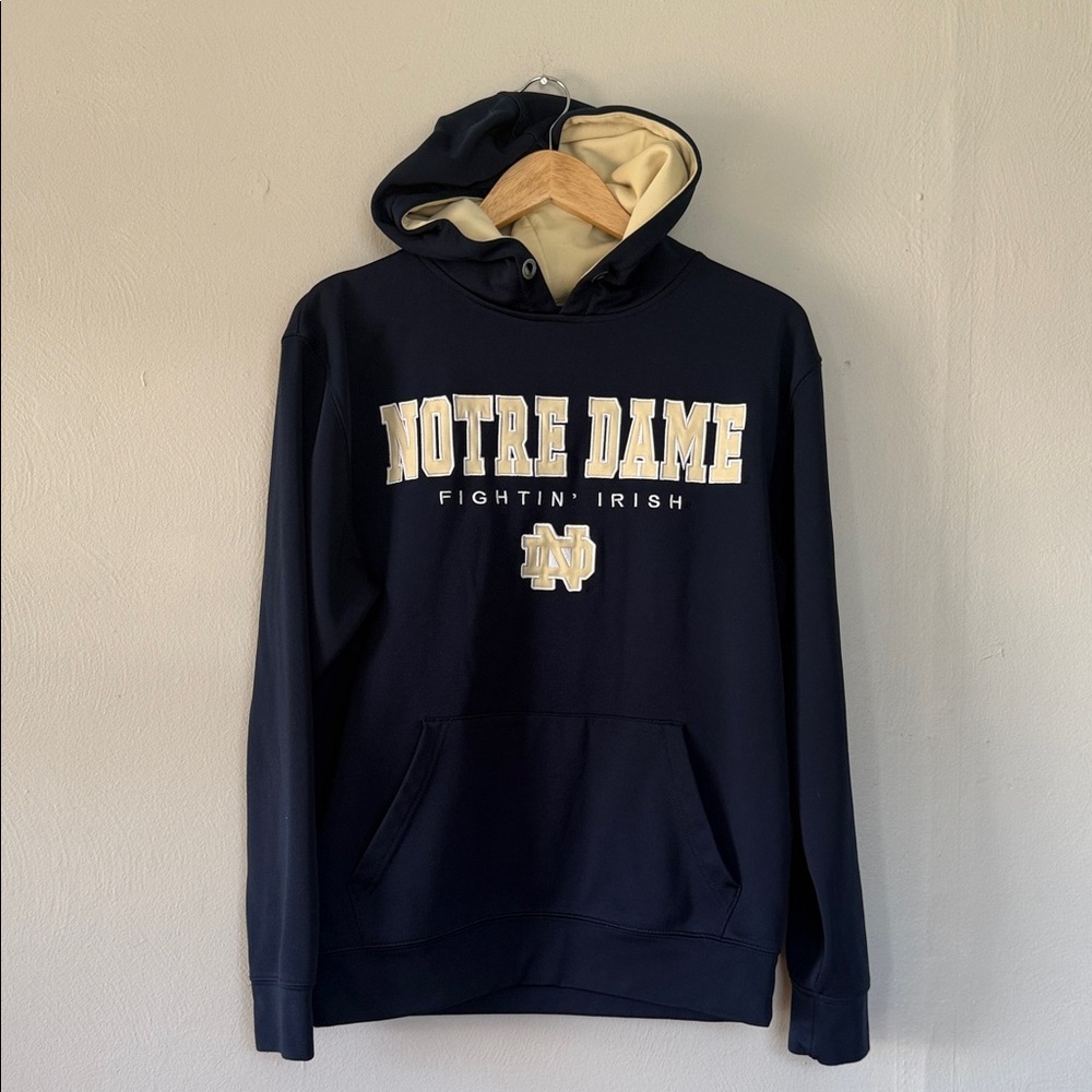 Notre Dame Hoodie with embroidered Logo medium